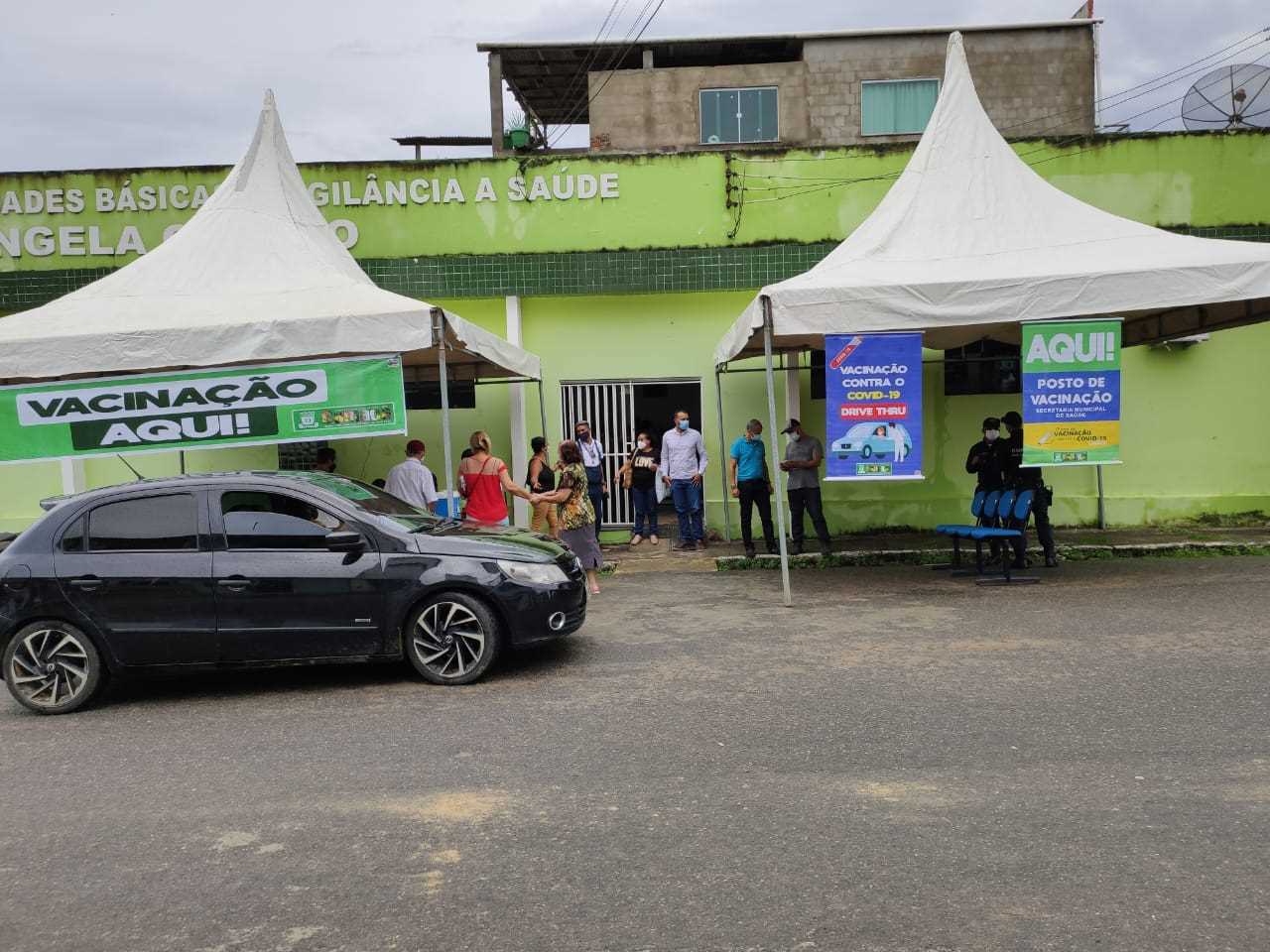 Camacã: Secretaria de Saúde iniciou a vacinação em idosos através do sistema Drive-Thru